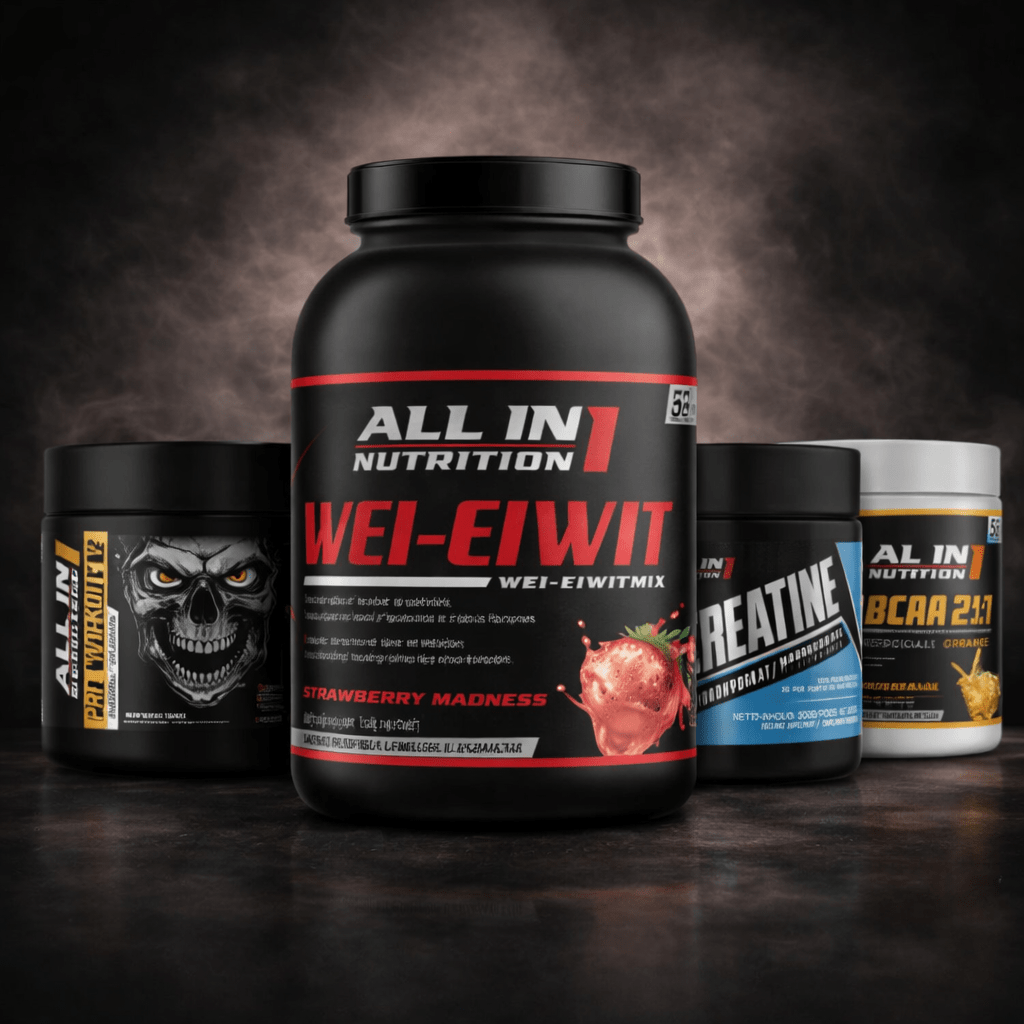 Supplementen combineren: whey, creatine, BCAA en pre-workout - Allin1Nutrition